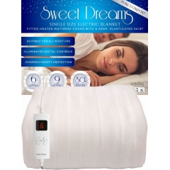 Sweet Dreams Pure Comfort Fully Fitted Single Electric Blanket